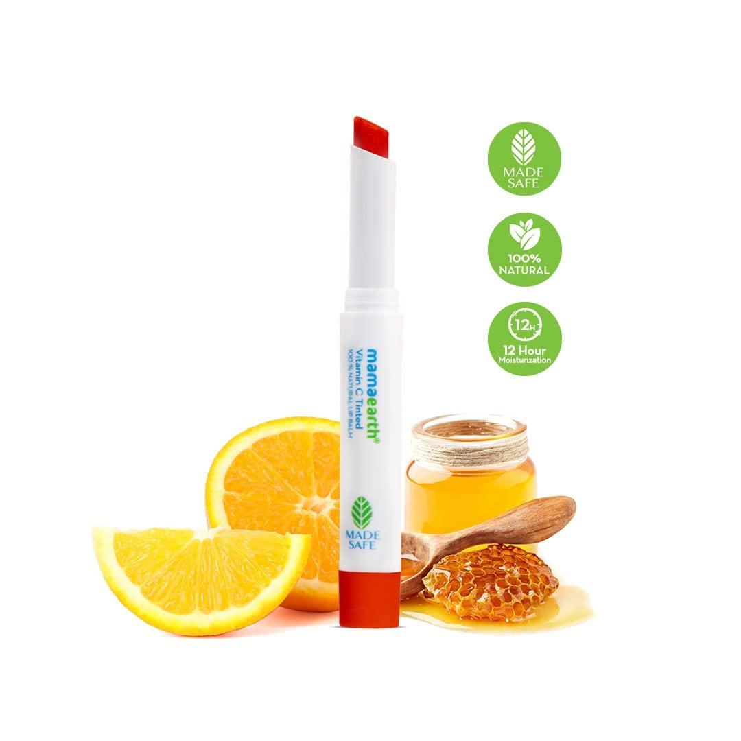 Vitamin C Tinted Natural Lip Balm - Lip Lightening & 12-Hour Moisturization with Honey | 100% Natural Smooth & Repair Lips (2g | Buy Now with Express International Delivery | GoSupps.com Vitamin C Tinted Natural Lip Balm - Lip Lightening & 12-Hour Moisturization with Honey | 100% Natural Smooth & Repair Lips (2g | Buy Now with Express International Delivery | GoSupps.com