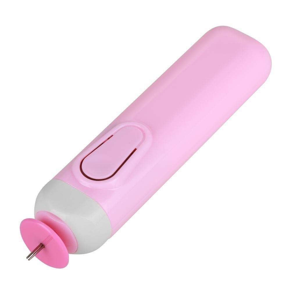 Electric Quilling Tool for Paper Crafts DIY Slotted Quilling Pen in Pink