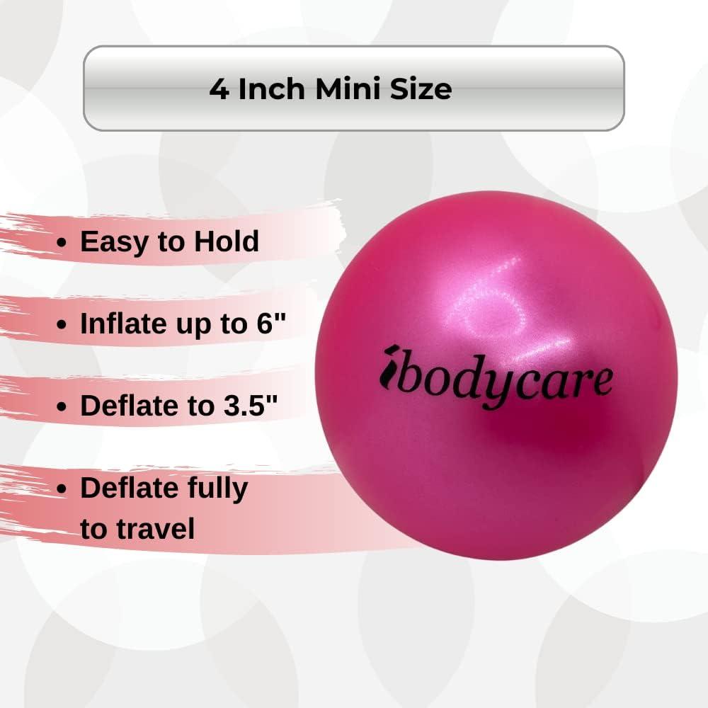 Pilates 4 (10cm) Accessory Mini Ball for AeroPilates, Yoga