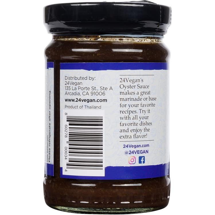 24 Vegan All Natural NonGMO Vegan Oyster Sauce NO MSG ADDED 7.5oz
