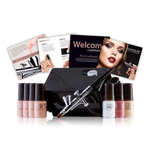 Tvunget smøre høste Luminess Air Basic Airbrush Makeup Kit and 9-Piece Silk 4-In-1 Airbrush  Foundation Starter