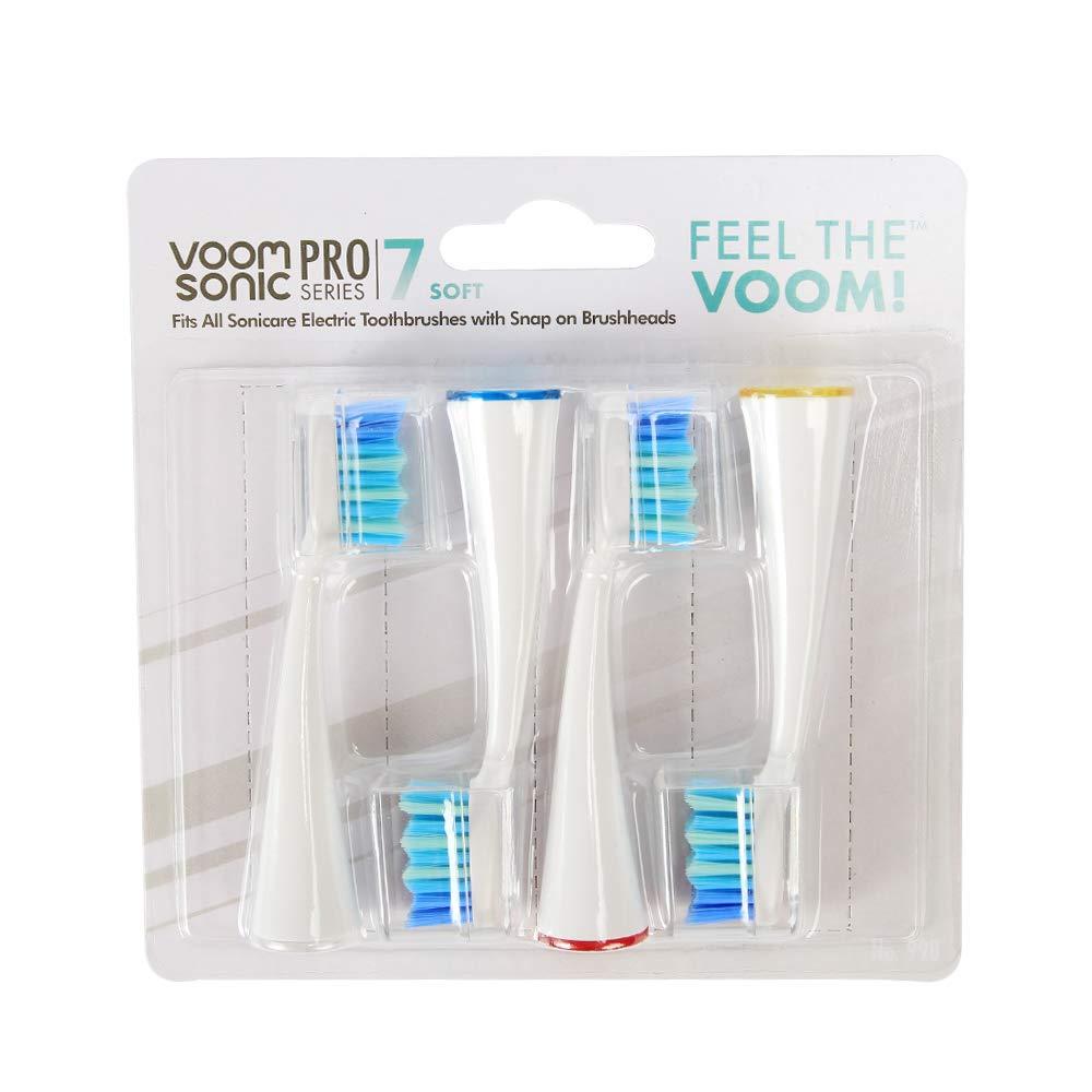 Voom Sonic Pro 7 Series Replacement Brush Heads Advanced Bristle
