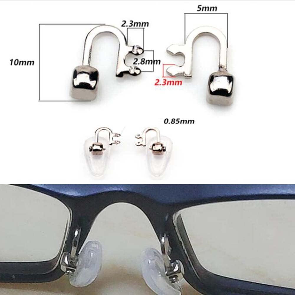 Replacement Nose Pad Holder Metal Nose Bridge Glass Repair Set