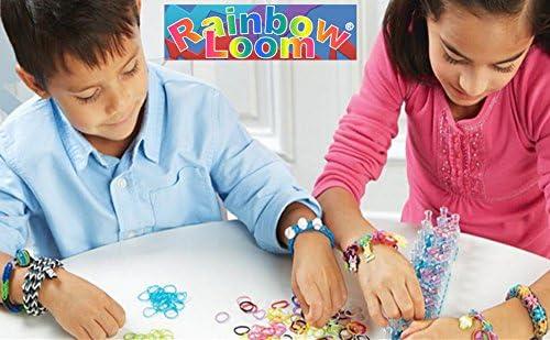 Rainbow Loom Bands, 600 Refill Bands & 24 C-Clips, Bracelets, Charms,  Colors