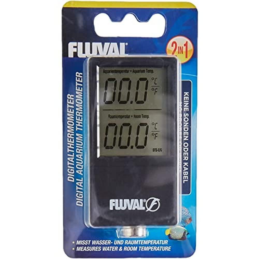 Fluval 2in1 Digital Aquarium Thermometer Accurate Temperature Monitoring
