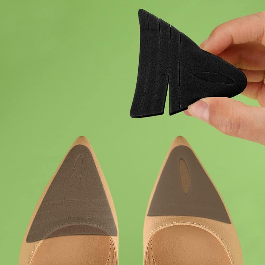 MAGICLULU Reusable Toe Plugs for Too Big Shoes 4 Pairs Foot Cushion