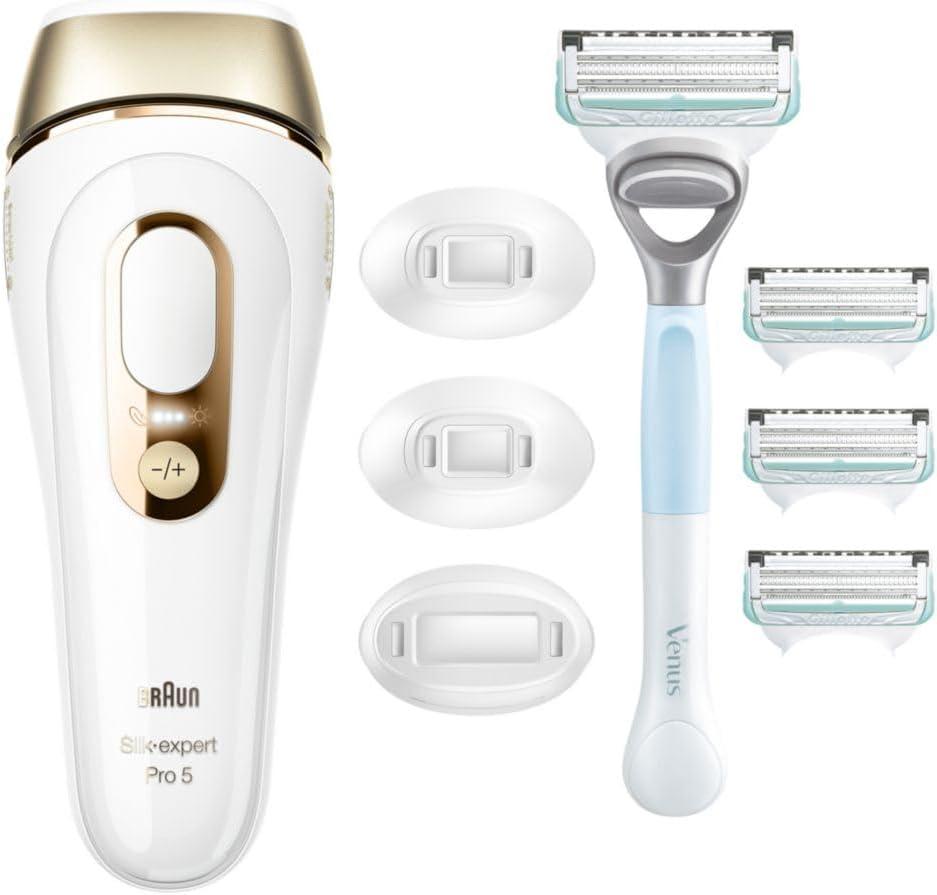 Braun IPL Silk Expert Pro 5 - Advanced Hair Removal Device for Men