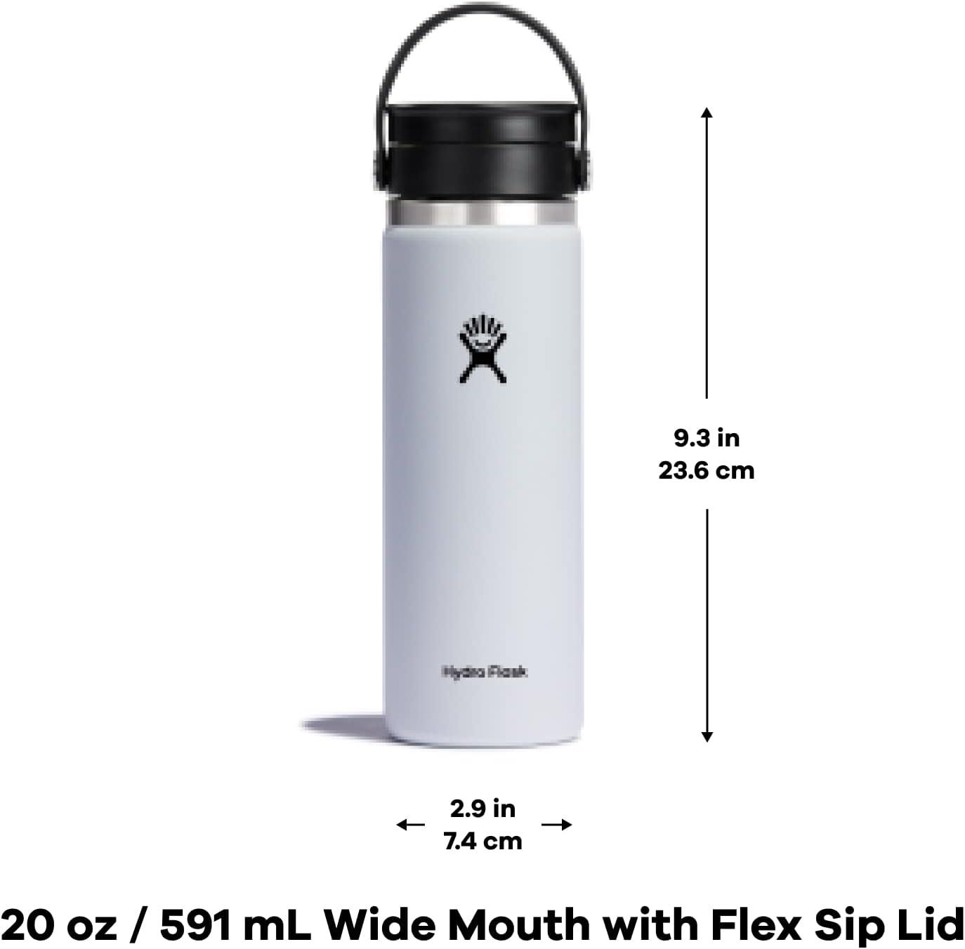 Hydro Flask Wide Mouth 20 oz. Bottle - Black
