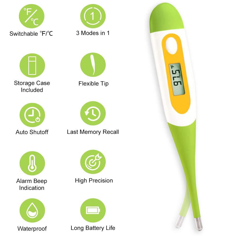 EasyHome Digital Oral Thermometer for Kid, Baby, and Adult, Oral
