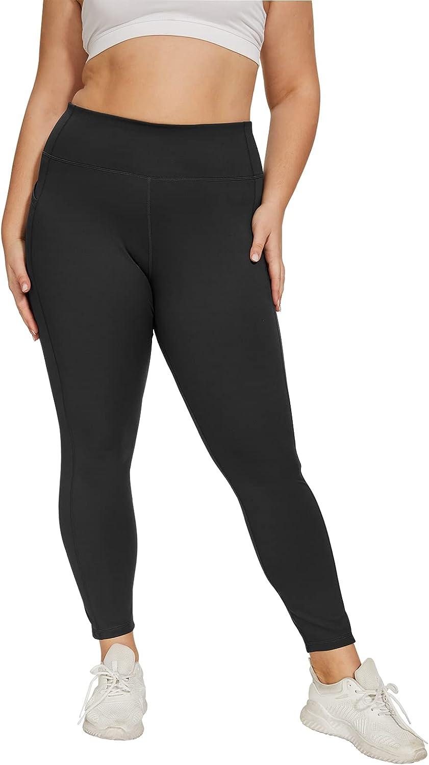 Women Buttery Soft Plus Size Leggings-Workout Pants for Women with Pocket  High Waist Naked Feeling Active Athletic Leggings