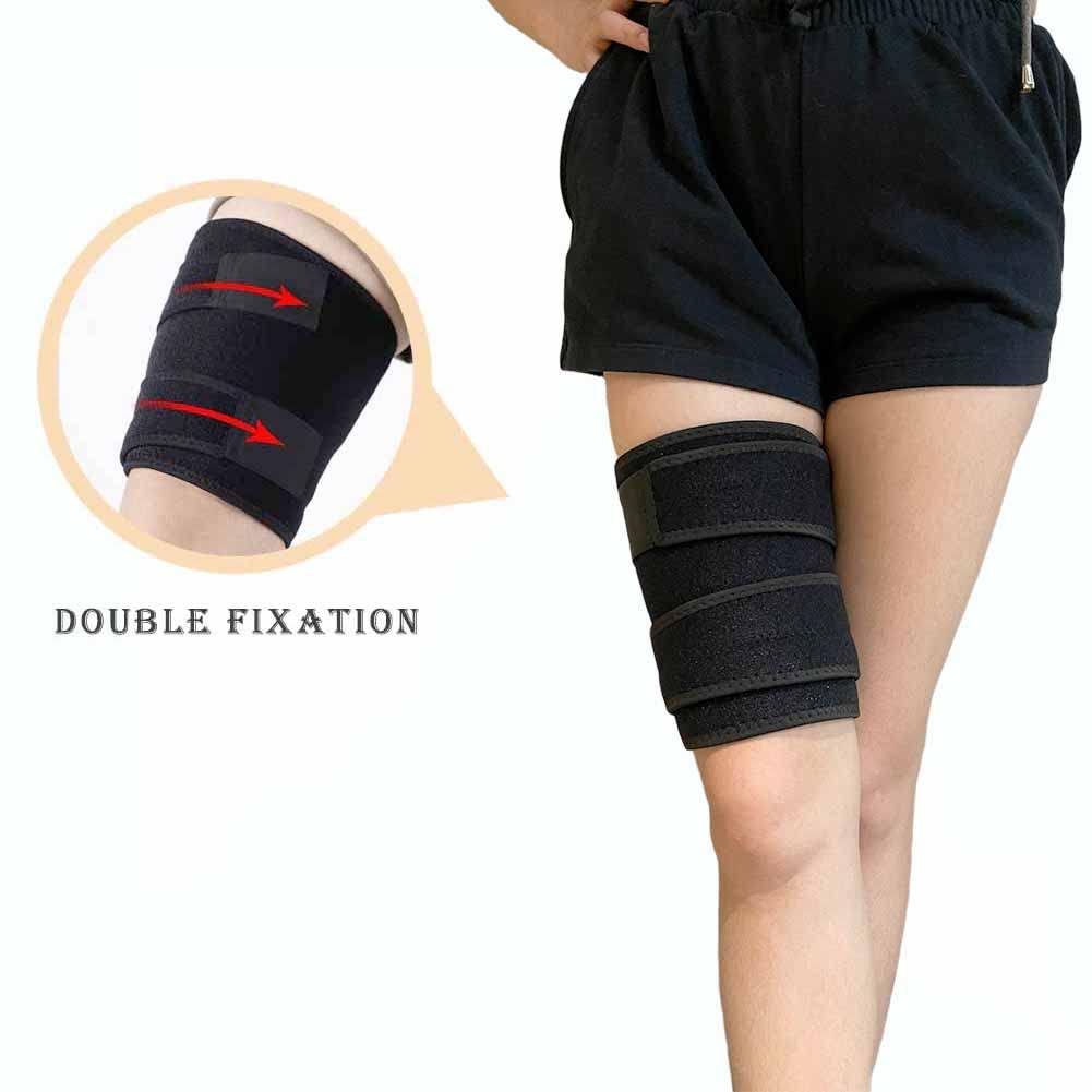 Thigh Compression Sleeves Thigh Support Brace Hamstring Wrap Adjustable