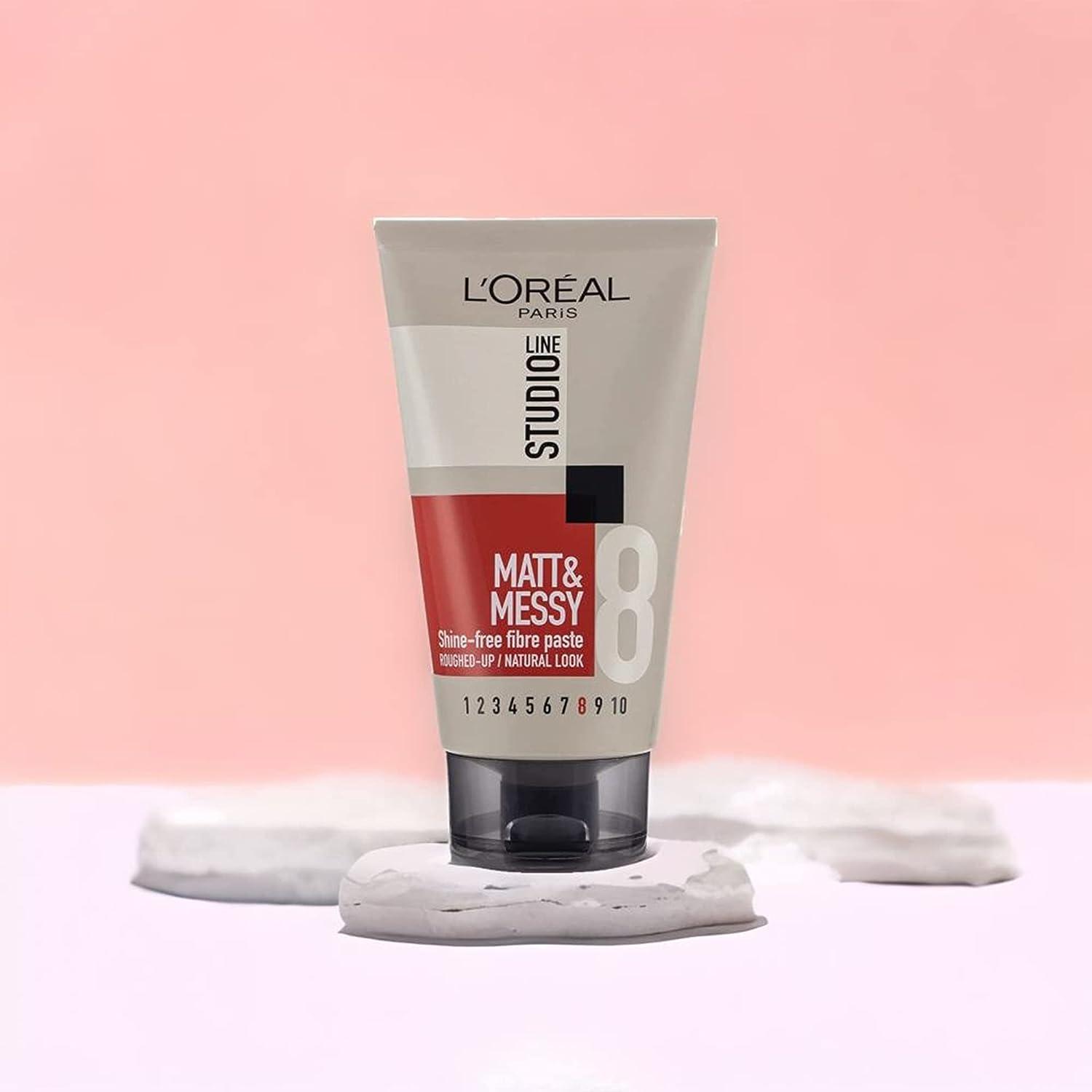 L'Oréal Studio Line Matt & Messy Shine-Free Fibre Paste 150Ml – Izzat