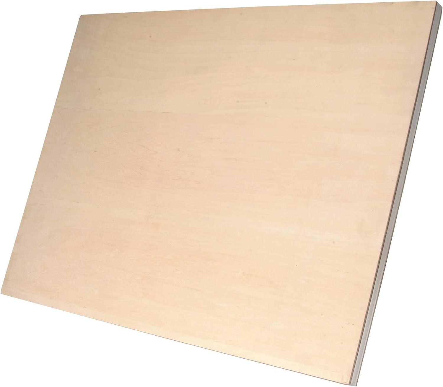 Helix Wooden Lightweight Drawing Board, 18 x 24 Inch, Metal Edge (37408)