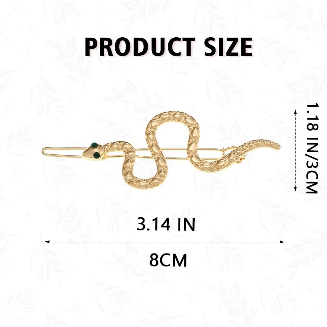 Lovard Snake Hair Pin Gold