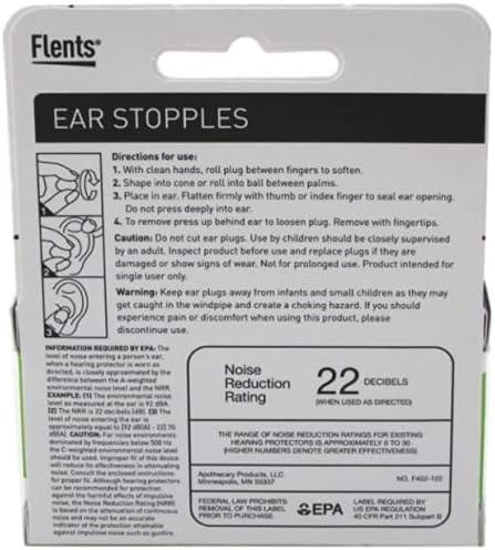 Flents Foam Ear Plugs 50 Pair - NRR 33 For Sleeping, Snoring, Traveling - Purple - Made In USA | Buy Now With Express International Delivery - View #5