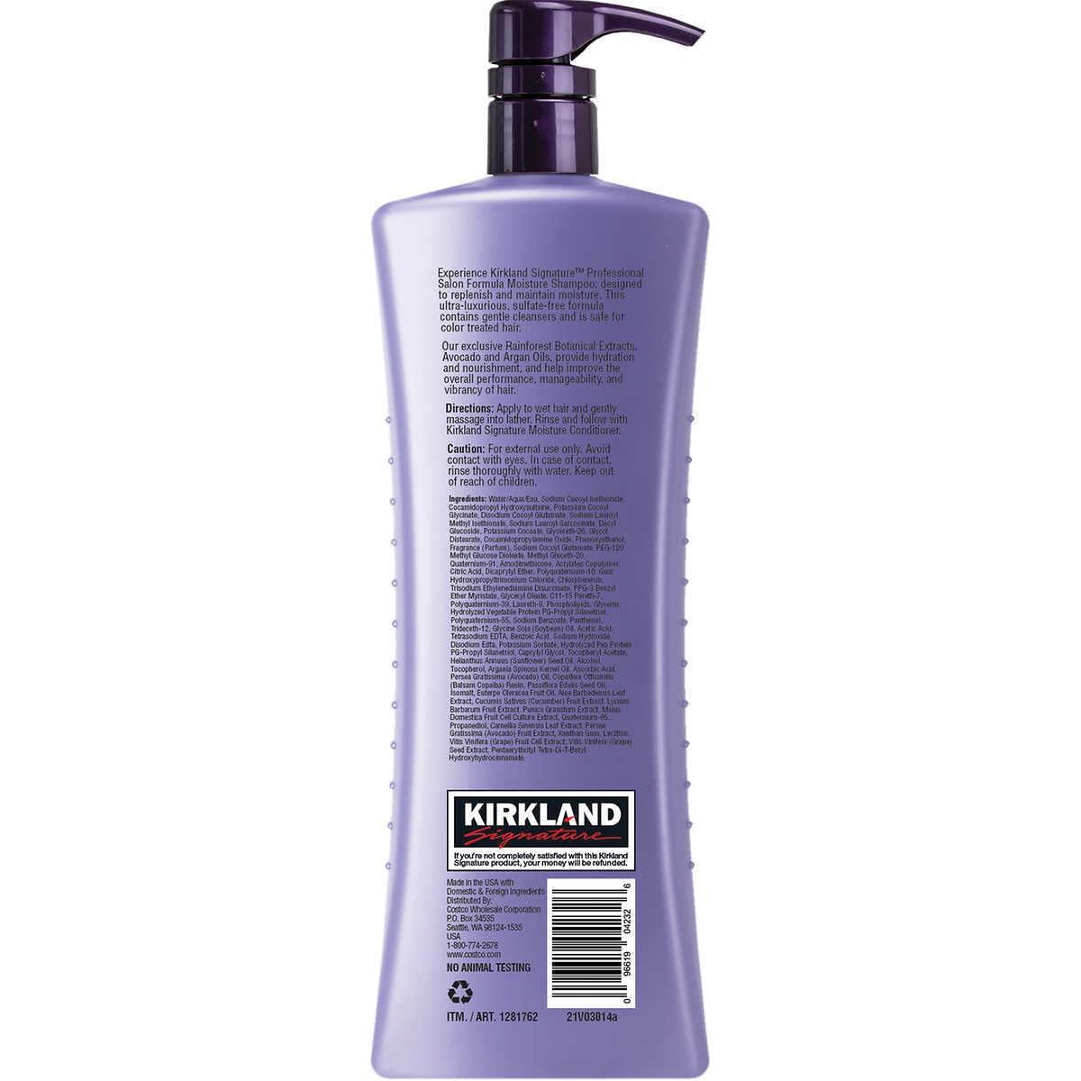 TraderB Kirkland Signature Professional Salon Formula Moisture Shampoo