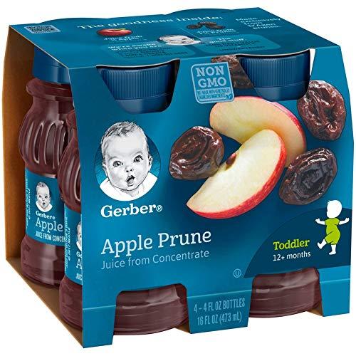 Gerber Apple Prune Juice, NonGMO Juice from Concentrate, Made for