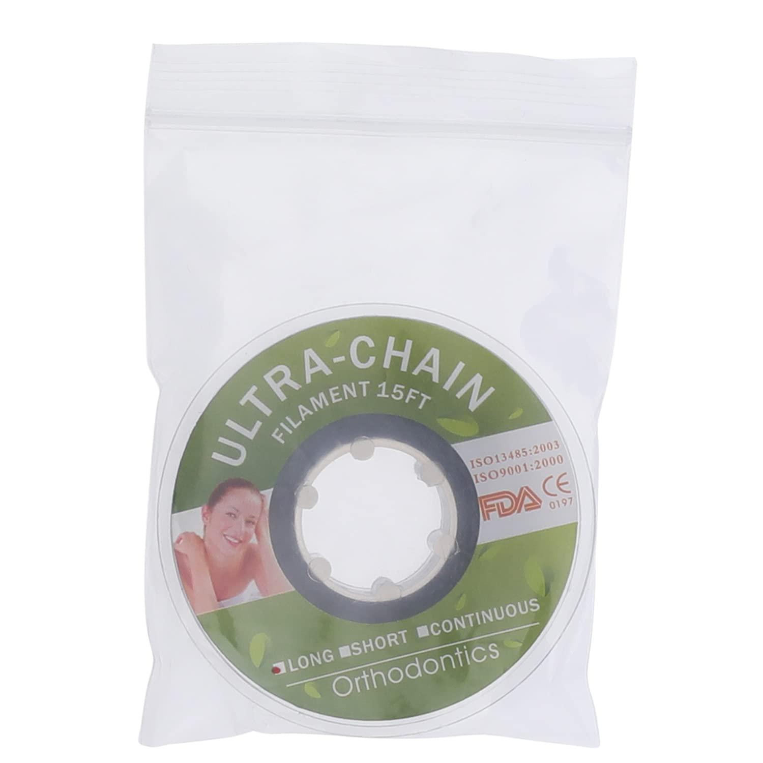 Colourful Dental Orthodontic Elastic Rubber Band Power Chain for Braces