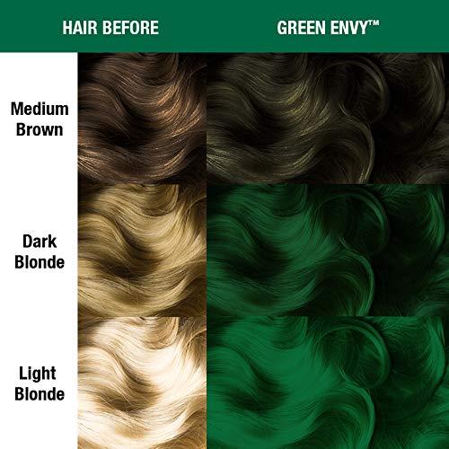 MANIC PANIC Green Envy Hair Dye Vibrant Emerald Green Vegan
