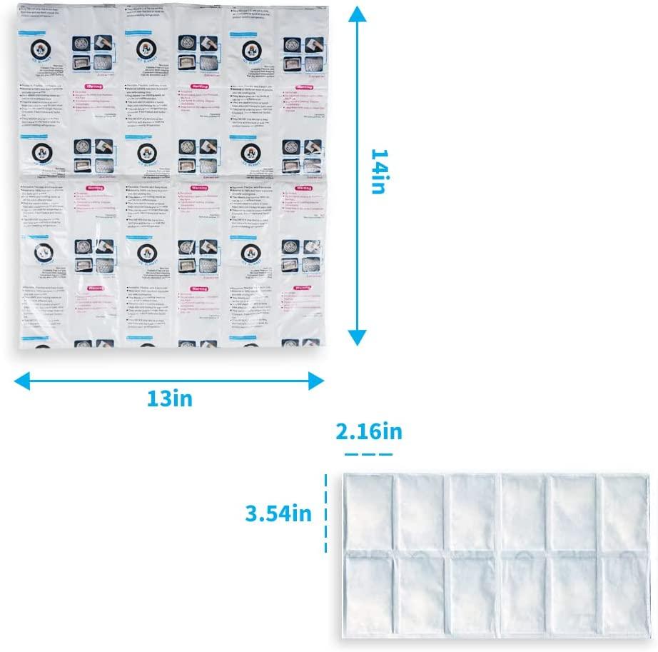 Shipping Cold Packs Dry Ice for Shipping Frozen Food, Freezer Ice Pack