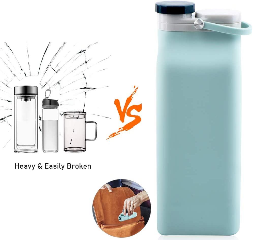 BPA Free Silicon Leak-Proof Lightweight Reusable Travel Collapsible Water  Bottles - China Drinking Sports Bottle and Travel Sports Bottle price
