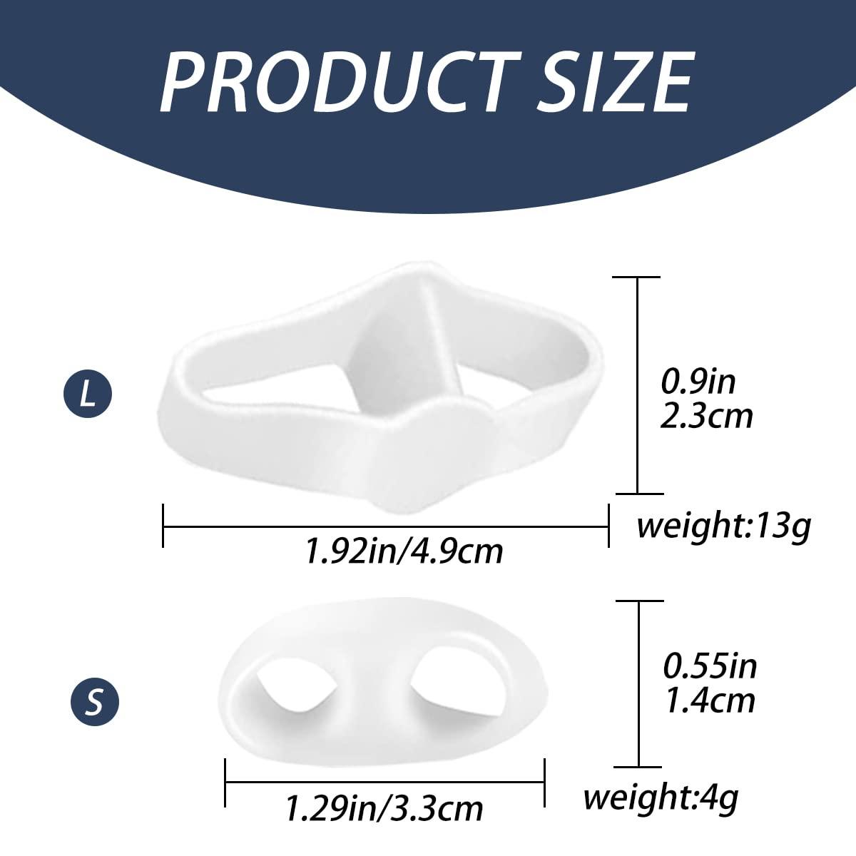 YUTTTPL 8 Pcs Toe Separators with 2 Loops Big Toe 2 Little Toe