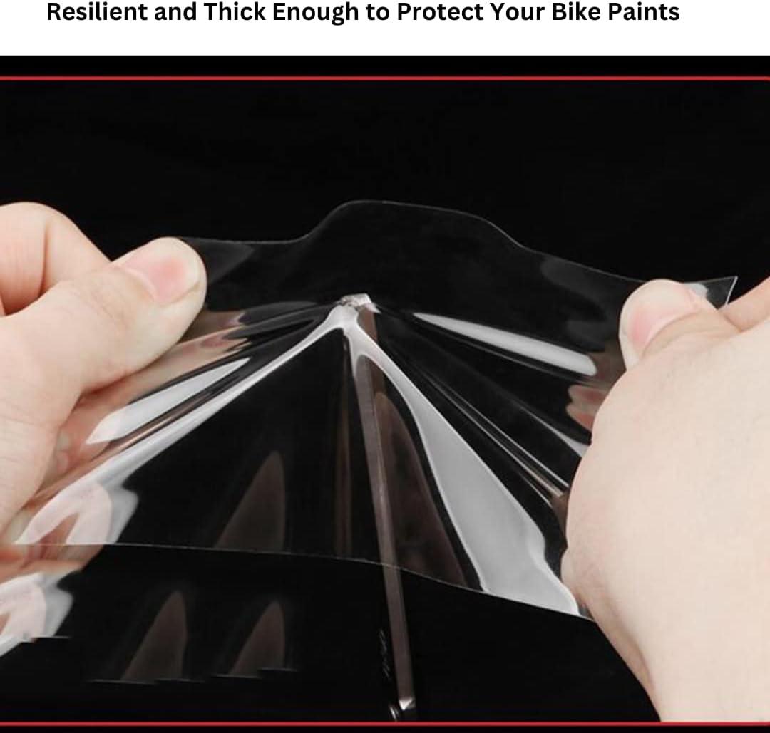 Clear Bike Frame Protection Tape Sticker Vinyl Wrap 3m (120) Length 5cm Width Options MTB