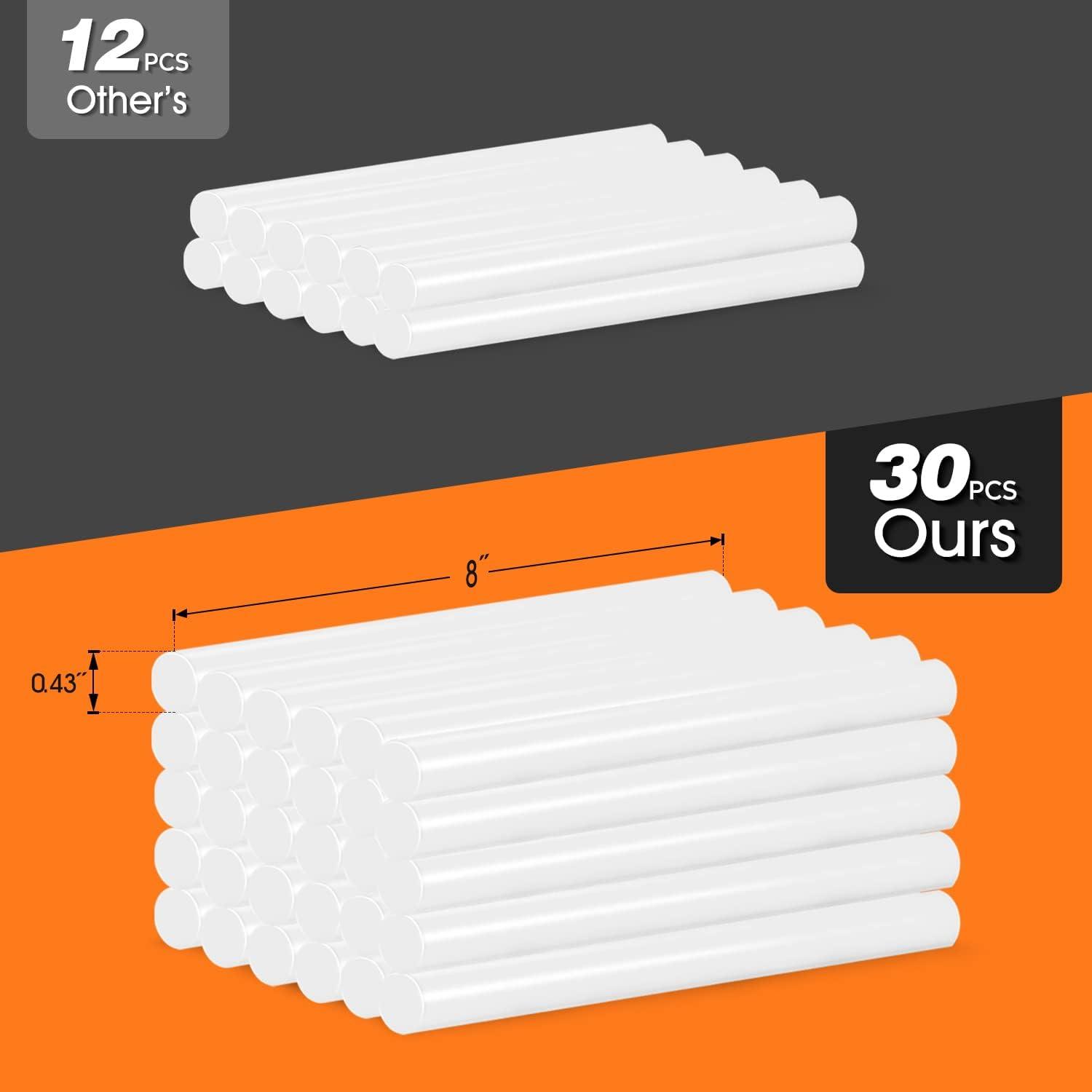 Sourcing Map 6pcs Mini Hot Glue Sticks For Glue Gun 7mm X 100mm Small Glue Sticks, Dark Green