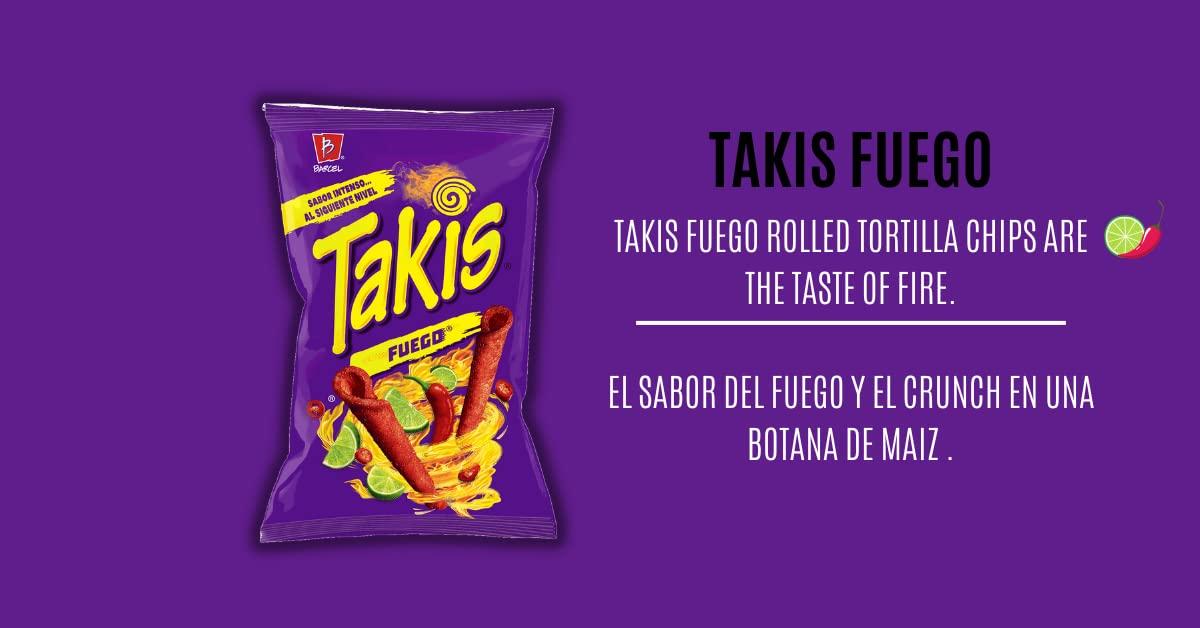 Takis Fuego®  These rolled tortilla chips are the taste of fire