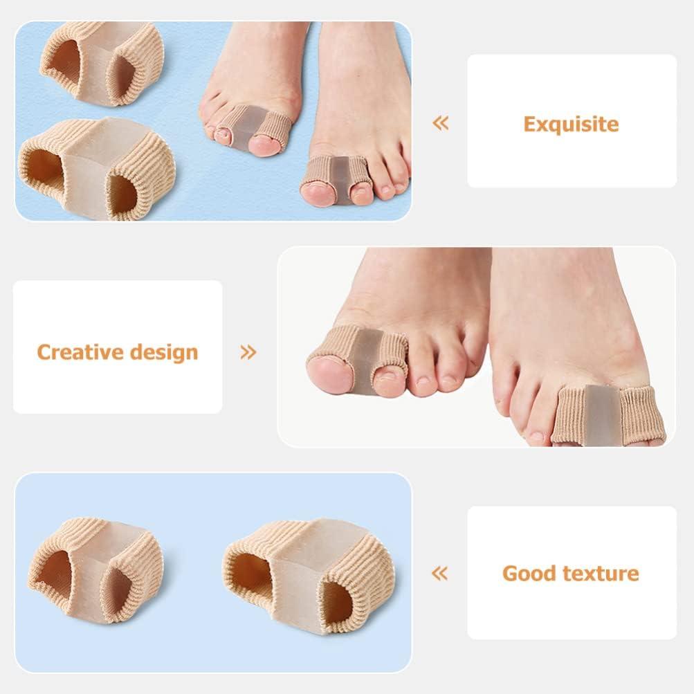 Toe Separator 4pcs Bunions Toe Separators for Overlapping Women and Men