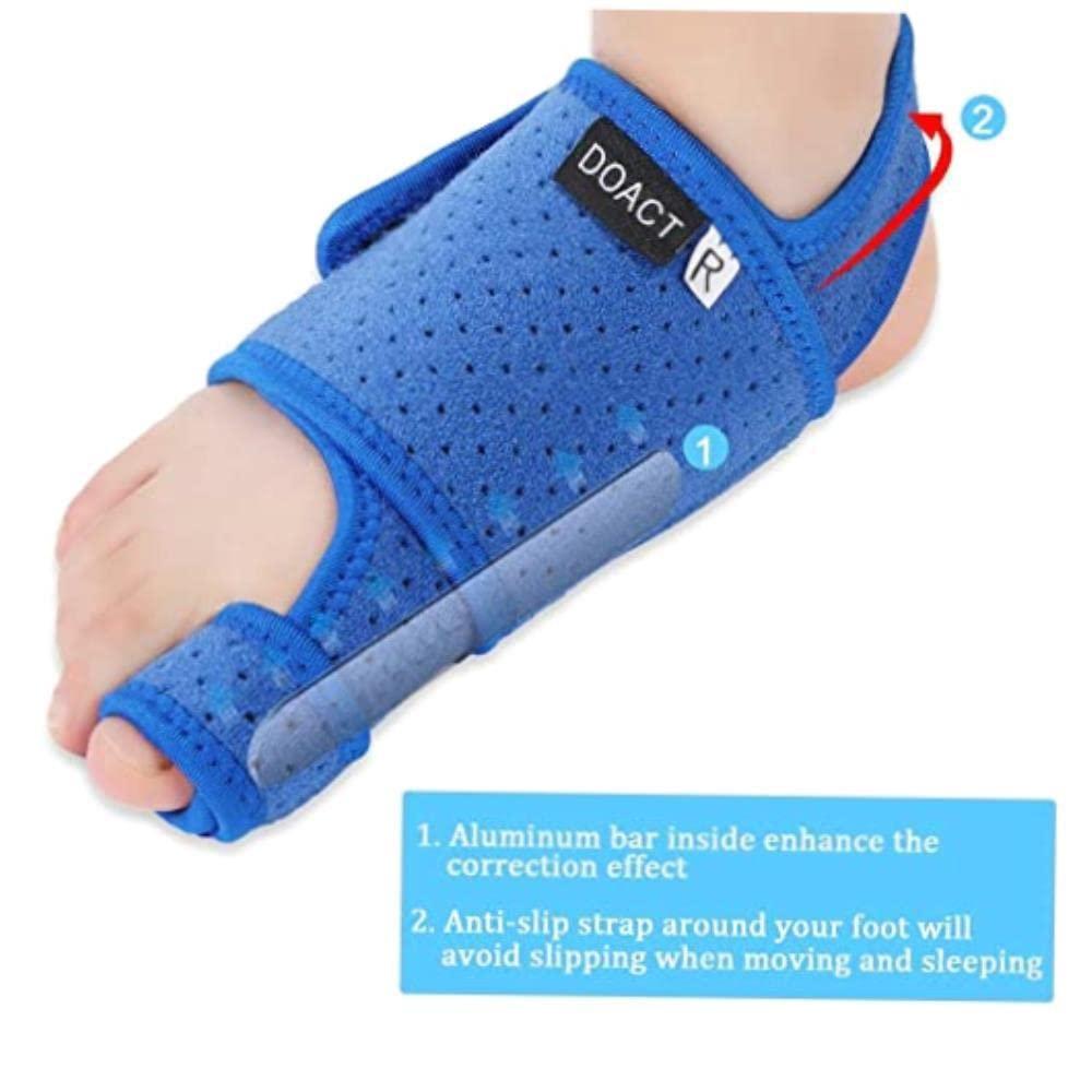 FOPEAS Orthopedic Bunion Corrector with Toe Straightener, Gel Arch