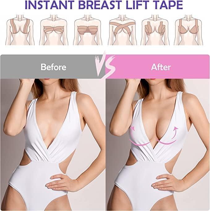 Laneso Boob Tape, 23 Feet ExtraLong Roll Boobytape, Bob Tape for Large