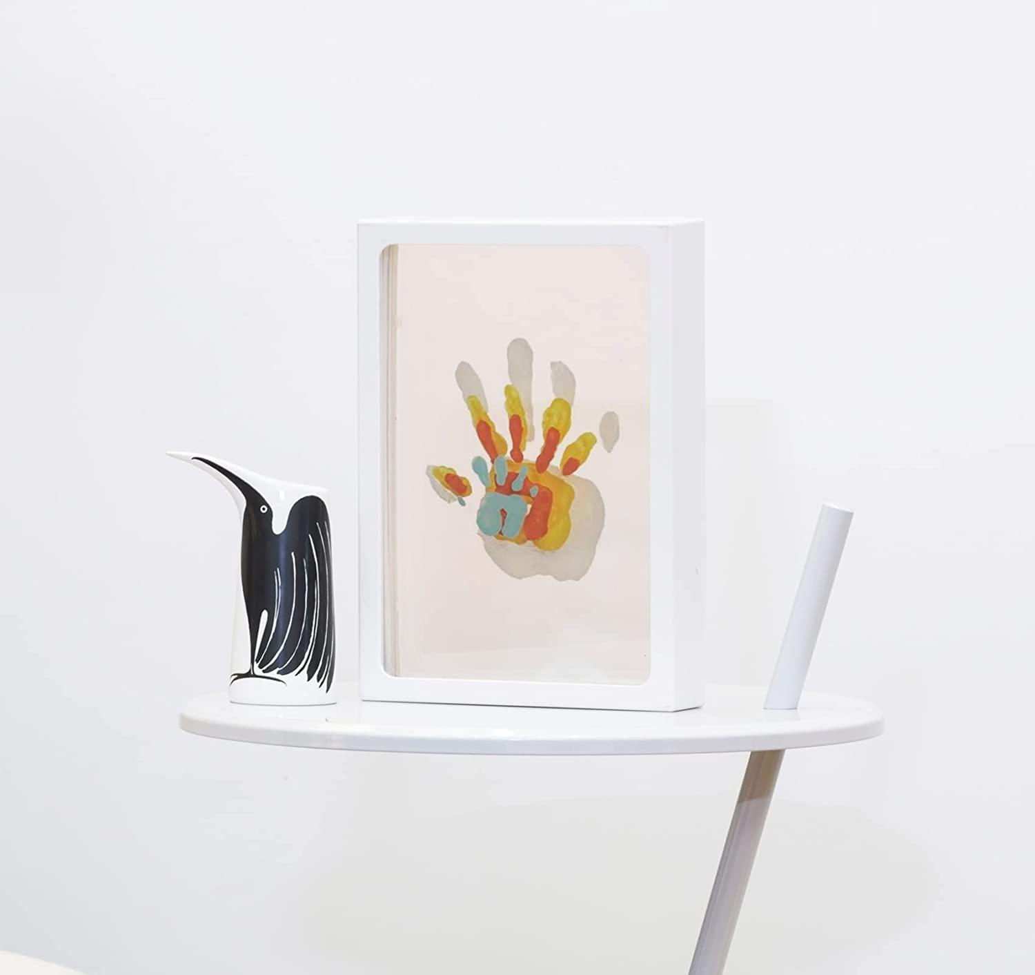 Family Handprint Kit, Paint Craft DIY Baby Keepsake Frame, Non