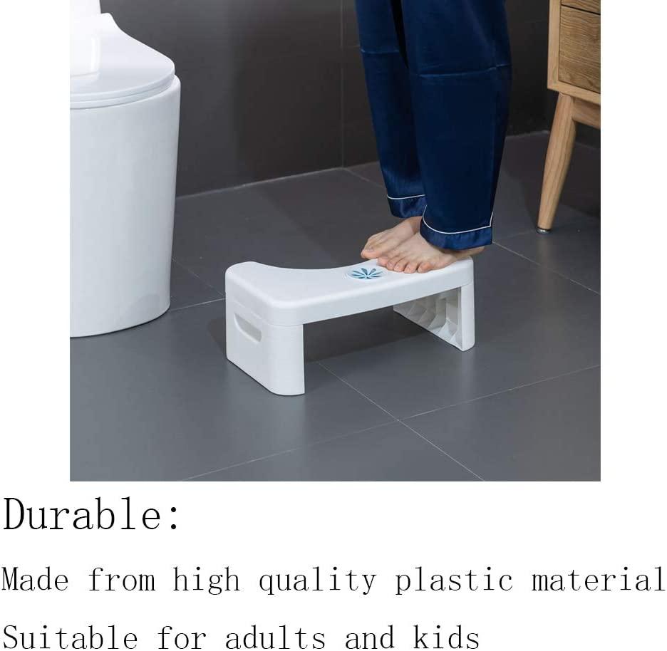 Folding Toilet Stool, Foldable Poop Stool with Fragrance Position