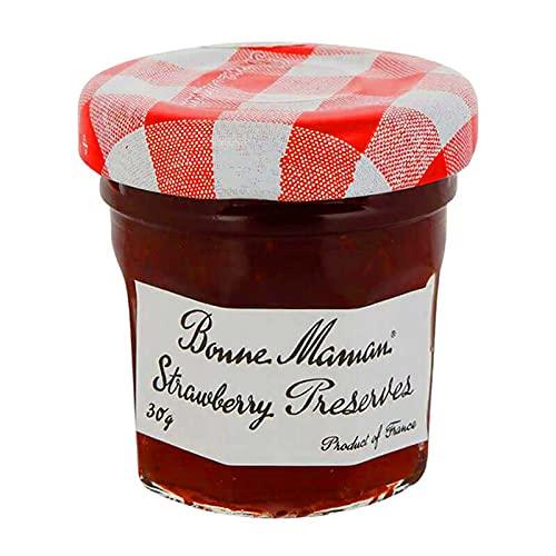 Bonne Maman Strawberry Preserve Mini Jars 1 Oz X 30 Pcs Kosher