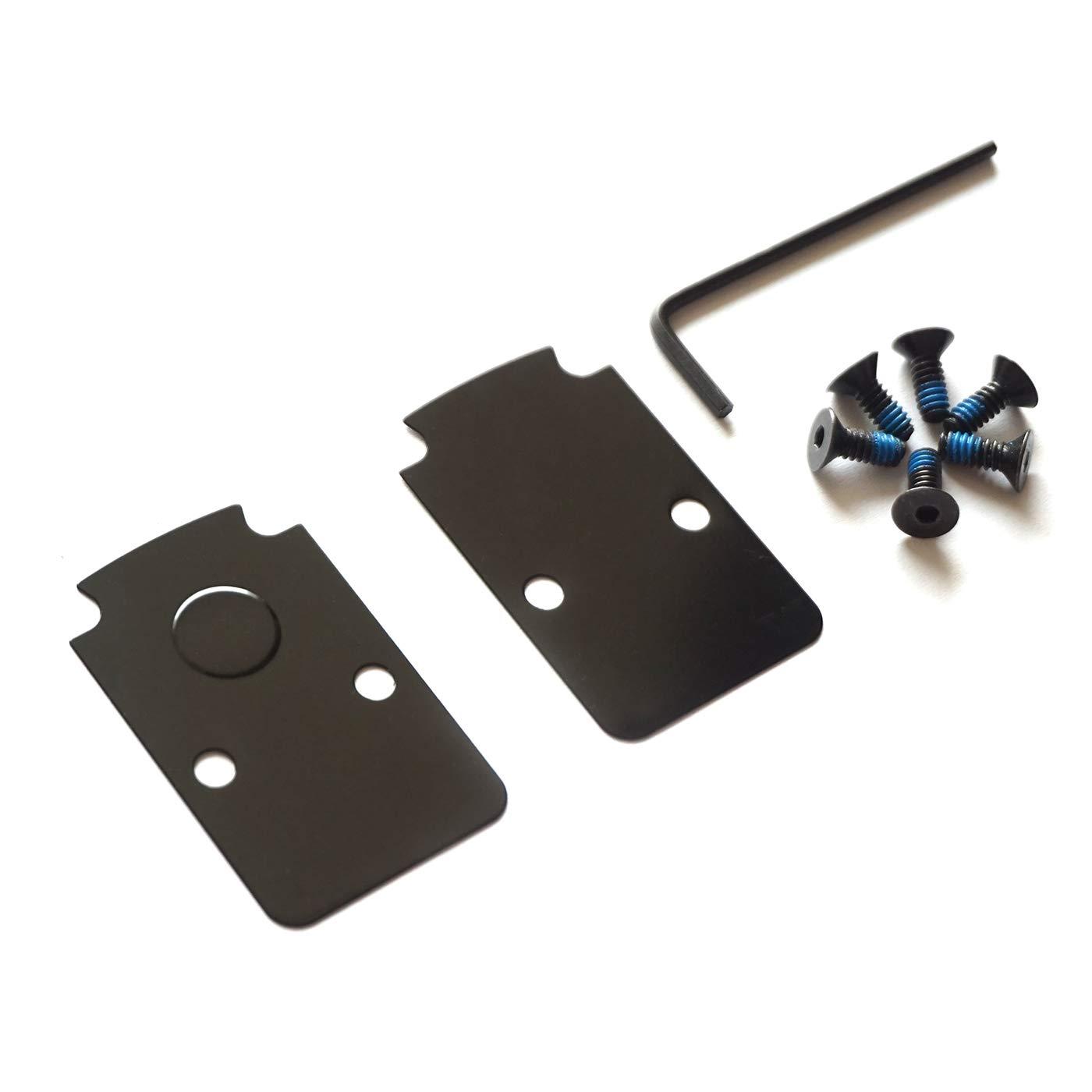 Titanium Mounting Kit for Trijicon RMR/SRO Glock MOS & Springfield OSP Black Gen2