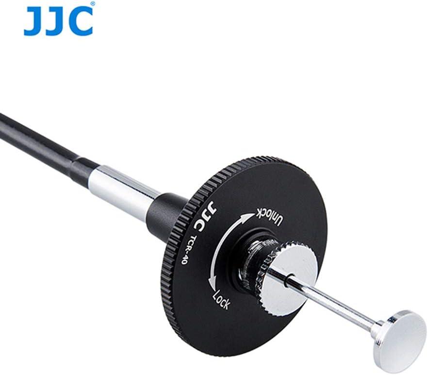 JJC TCR70BK Black 70cm Threaded Cable Release, Mechanical Shutter