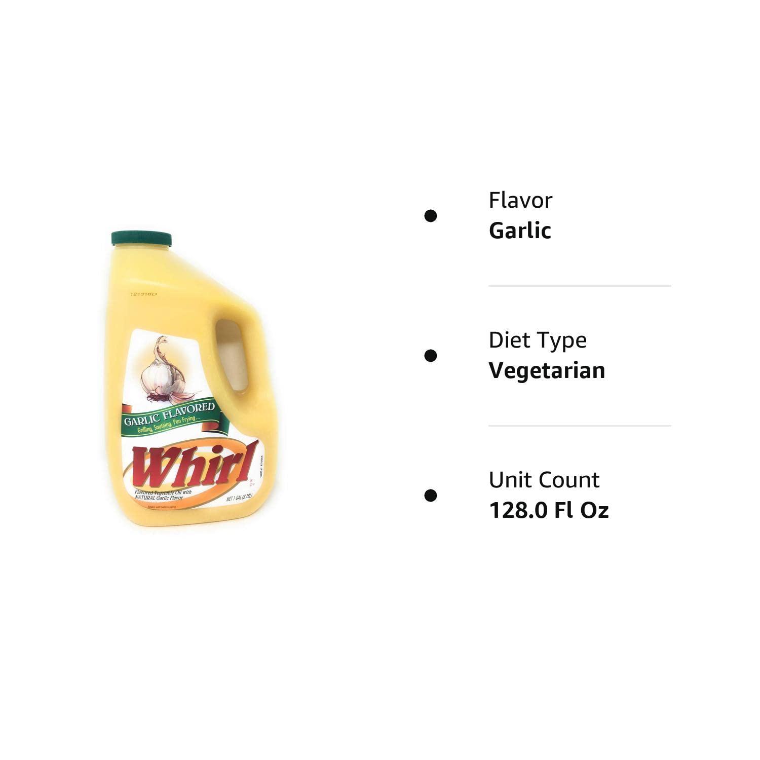 Garlic Whirl ButterFlavored Oil, 1 Gallon