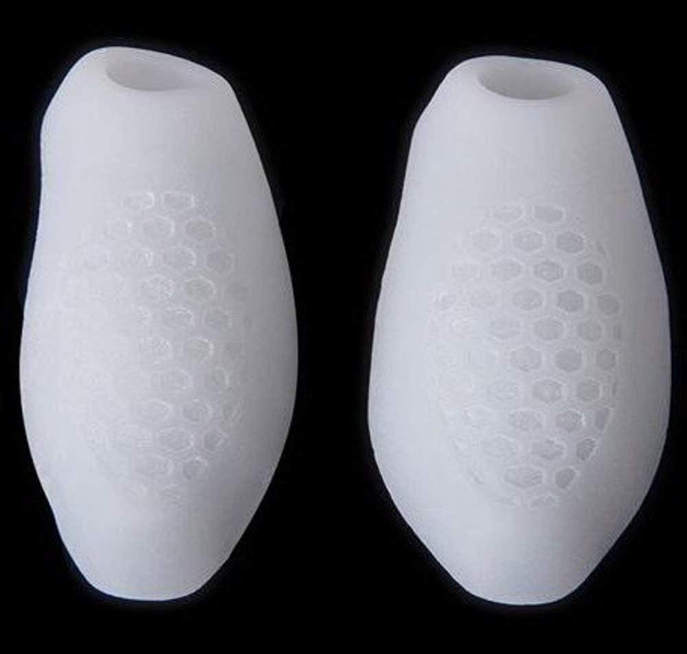 Pexmen 2 Pezzi Gel Pinky Toe Separator Sarto Bunion Corrector Bunionette Pad Protezione Punta Piccola Per Calli Callo E Vesciche - Foto 3