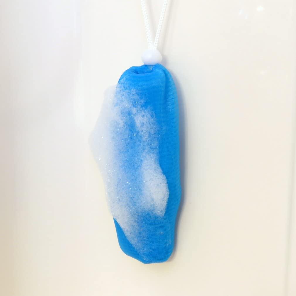 Evelots Exfoliating Soap SaverMesh PouchesBath/ShowerHanging Cord