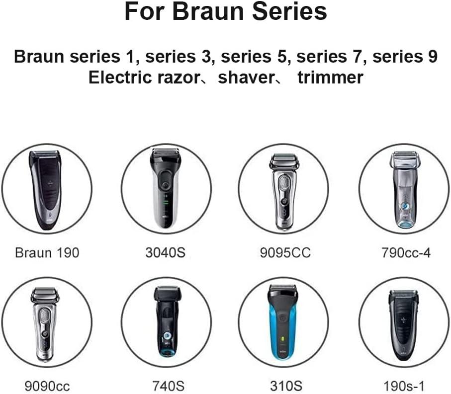 Shaver Charger for Braun Series 7 9 3 5 1, Electric Razor Shaver Adapter  Power Supply Cord for Braun 3040s 340s 9385cc 370 720 760cc 790cc 720s-4  7865cc 9090cc 9330s 5018s 7020s 9095cc 390cc and More