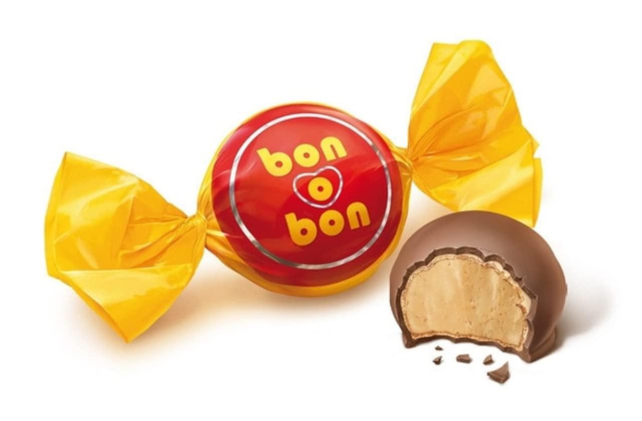 Bon O Bon Bonbons with Peanut Cream Filling and Wafer 450 Grs