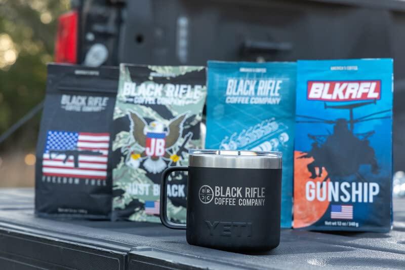 Black Rifle Coffee Just Black Medium Roast Ground Coffee 12 oz Bag