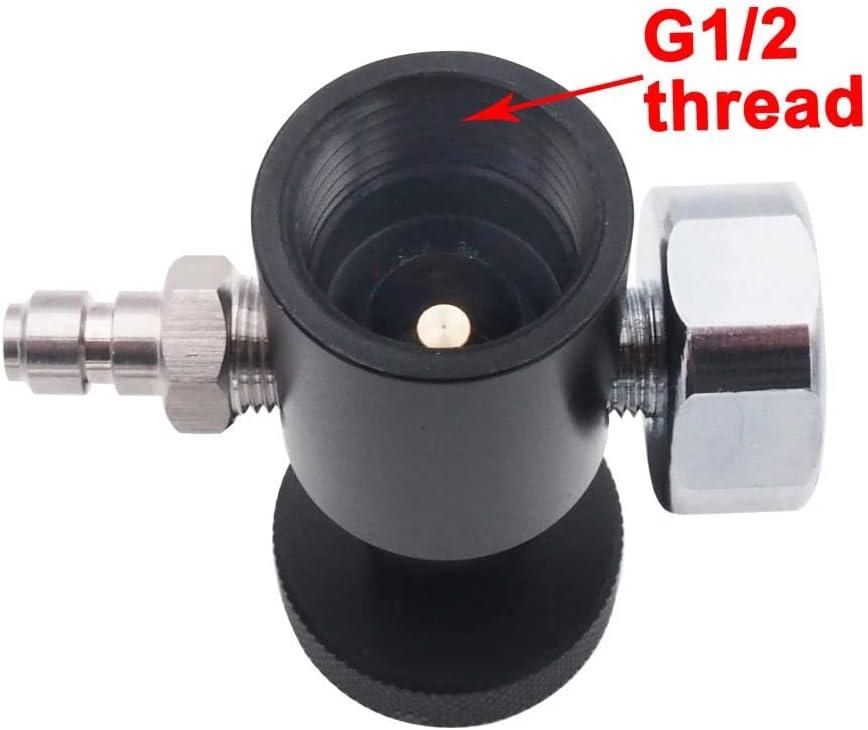 Heyxire Paintball Co2 Fill Adapter Compressed Air Fill Station Remote On or Off ASA Adapter with