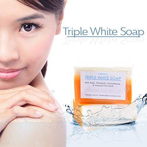 Buy Kojic Acid Placenta & Glutathione Triple White Soap | 150g -  Brightening & Whitening Soap for Glowing Skin | International Shipping  Available | Buy Now with Express International Delivery | GoSupps.com