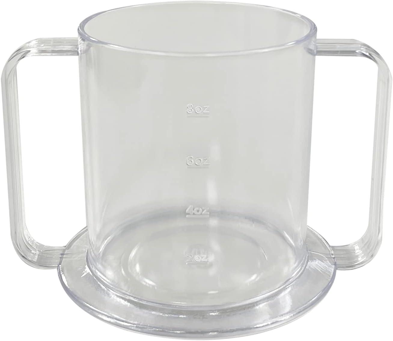 2-Handle Adult Sippy Cup with 2 Style Lids - Spill-Resistant Lightweight  Drinking Mug for Elderly - Ideal for Hot and Cold Beverages | Buy Now with  Express International Delivery | GoSupps.com