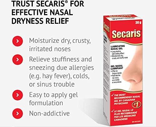 lubricating nose gel Secaris Lubricating Nasal Gel 30 g | Buy Now with Express International  Delivery