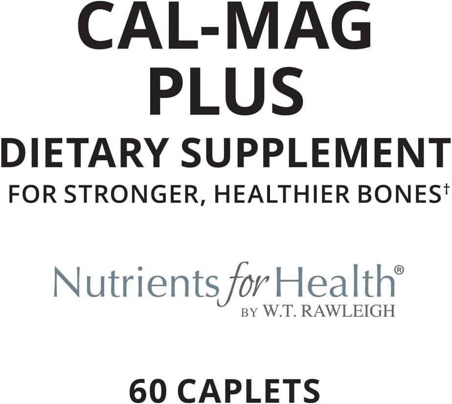 Rawleigh CalMag Plus 60 Caplets Bone Health Supplement with Calcium