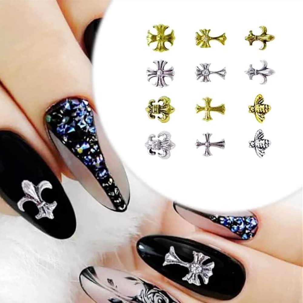 12 Grids Crystal Nail Art Rhinestones Acrylic Nail Stones Beads Studs Flat  Back Shiny Tips 3D Nails Art Decorations | Lazada PH