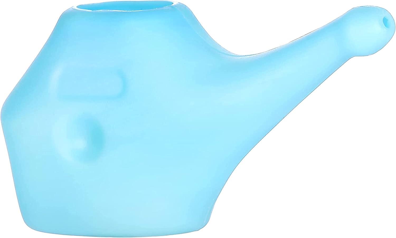 Set of 2 LightWeight Neti Pots Unbreakable Plastic for Travel